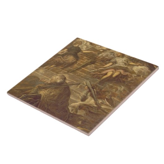 Jakobs Leiter (Öl auf Leinwand) Fliese (Seite)