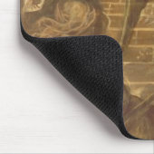 Jakobs Leiter (Öl auf Leinwand) Mousepad (Ecke)