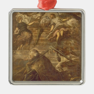 Jakobs Leiter (Öl auf Leinwand) Ornament Aus Metall