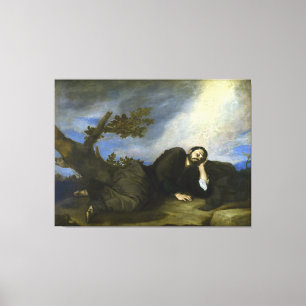Jakobs Traum durch José de Ribera Leinwanddruck