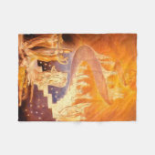 Jakobs Traum durch William Blake Fleecedecke (Vorderseite (Horizontal))