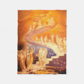 Jakobs Traum durch William Blake Fleecedecke (Vorderseite)