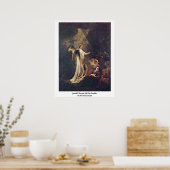 Jakobs Traum von der Frau von Ferdinand Bol Poster (Küche)