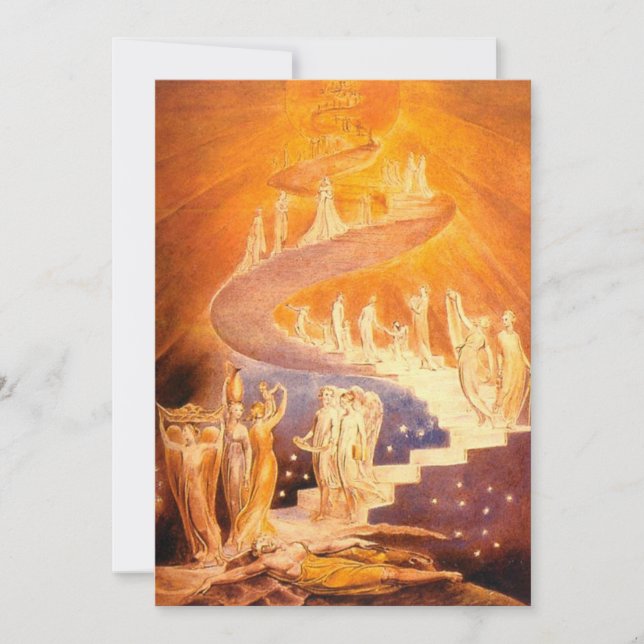 Jakob's Traum von William Blake (Vorderseite)