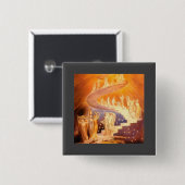 Jakobs Traum von William Blake Button (Vorne & Hinten)
