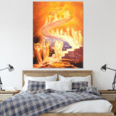 Jakob's Traum von William Blake Leinwanddruck (Insitu (Schlafzimmer))