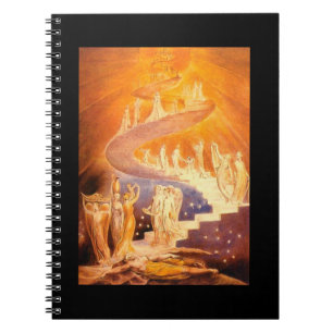 Jakobs Traum von William Blake Notizblock