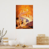 Jakobs Traum von William Blake Poster (Küche)