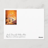 Jakob's Traum von William Blake Postkarte (Rückseite)