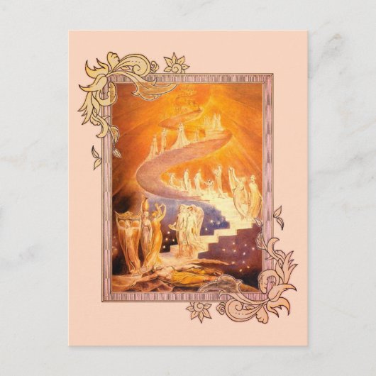 Jakob's Traum von William Blake Postkarte (Vorderseite)