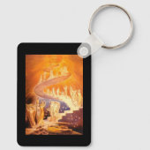 Jakobs Traum von William Blake Schlüsselanhänger (Rückseite)