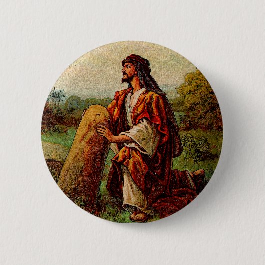 Jakobs Vision und Gottes Versprechen Button (Vorderseite)