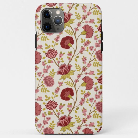 Jakobsbraun Muster Reds Pinks Gold Creme Case-Mate iPhone Hülle (Rückseite)