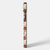 Jakobsbraun Muster Reds Pinks Gold Creme Case-Mate iPhone Hülle (Rückseite / Links)