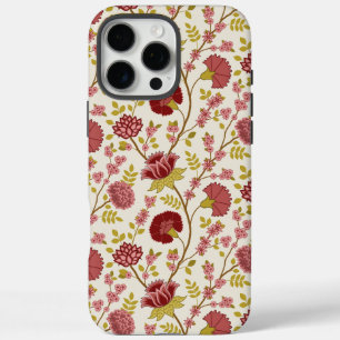 Jakobsbraun Muster Reds Pinks Gold Creme iPhone 16 Pro Max Hülle
