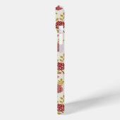 Jakobsbraun Muster Reds Pinks Gold Creme Case-Mate iPhone Hülle (Rückseite / Links)