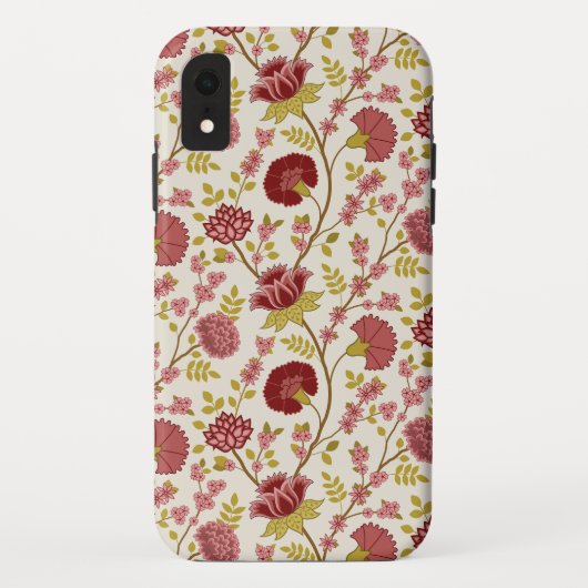 Jakobsbraun Muster Reds Pinks Gold Creme Case-Mate iPhone Hülle (Rückseite)