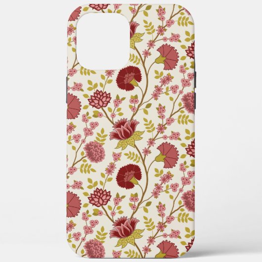 Jakobsbraun Muster Reds Pinks Gold Creme Case-Mate iPhone Hülle (Rückseite)