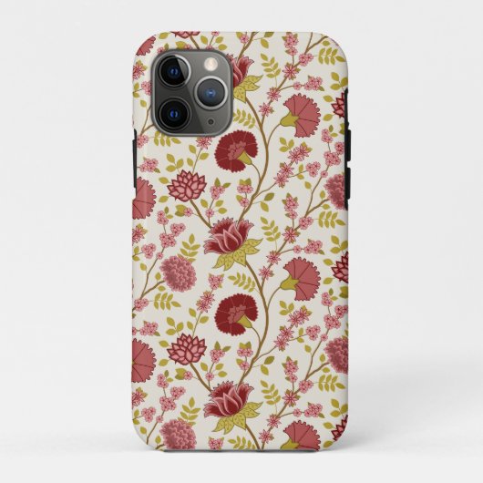 Jakobsbraun Muster Reds Pinks Gold Creme Case-Mate iPhone Hülle (Rückseite)