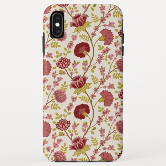 Jakobsbraun Muster Reds Pinks Gold Creme Case-Mate iPhone Hülle (Rückseite)
