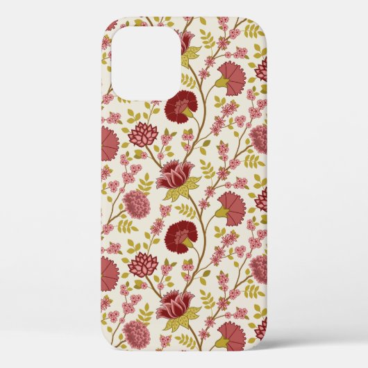 Jakobsbraun Muster Reds Pinks Gold Creme Case-Mate iPhone Hülle (Rückseite)