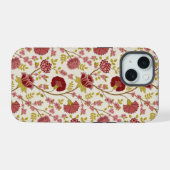 Jakobsbraun Muster Reds Pinks Gold Creme iPhone 15 Hülle (Rückseite (Horizontal))