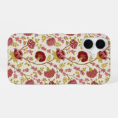 Jakobsbraun Muster Reds Pinks Gold Creme iPhone 16 Hülle (Rückseite (Horizontal))