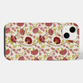 Jakobsbraun Muster Reds Pinks Gold Creme iPhone Hülle (Rückseite (Horizontal))