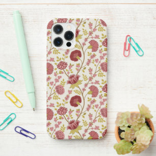 Jakobsbraun Muster Reds Pinks Gold Creme iPhone 12 Pro Hülle