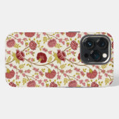 Jakobsbraun Muster Reds Pinks Gold Creme iPhone Hülle (Rückseite (Horizontal))