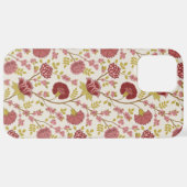 Jakobsbraun Muster Reds Pinks Gold Creme iPhone Hülle (Rückseite (Horizontal))
