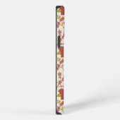 Jakobsbraun Muster Reds Pinks Gold Creme iPhone Hülle (Rechte Seite)