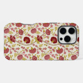Jakobsbraun Muster Reds Pinks Gold Creme iPhone Hülle (Rückseite (Horizontal))
