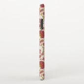 Jakobsbraun Muster Reds Pinks Gold Creme iPhone Hülle (Rechte Seite)