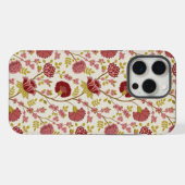 Jakobsbraun Muster Reds Pinks Gold Creme iPhone Hülle (Rückseite (Horizontal))