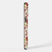 Jakobsbraun Muster Reds Pinks Gold Creme iPhone Hülle (Rechte Seite)
