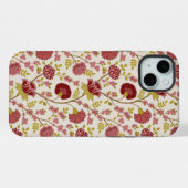 Jakobsbraun Muster Reds Pinks Gold Creme iPhone Hülle (Rückseite (Horizontal))