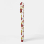 Jakobsbraun Muster Reds Pinks Gold Creme iPhone Hülle (Linke Seite)