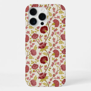 Jakobsbraun Muster Reds Pinks Gold Creme iPhone 16 Pro Max Hülle