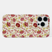 Jakobsbraun Muster Reds Pinks Gold Creme iPhone Hülle (Rückseite (Horizontal))