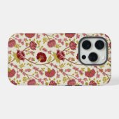 Jakobsbraun Muster Reds Pinks Gold Creme iPhone Hülle (Rückseite (Horizontal))