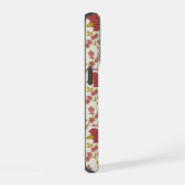 Jakobsbraun Muster Reds Pinks Gold Creme iPhone Hülle (Rechte Seite)