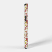 Jakobsbraun Muster Reds Pinks Gold Creme iPhone Hülle (Rechte Seite)