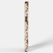 Jakobsbraun Muster Reds Pinks Gold Creme iPhone Hülle (Rechte Seite)