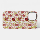 Jakobsbraun Muster Reds Pinks Gold Creme iPhone Hülle (Rückseite (Horizontal))