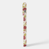 Jakobsbraun Muster Reds Pinks Gold Creme iPhone Hülle (Linke Seite)