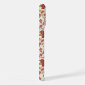 Jakobsbraun Muster Reds Pinks Gold Creme iPhone Hülle (Rechte Seite)