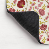 Jakobsbraun Muster Reds Pinks Gold Creme Mousepad (Ecke)