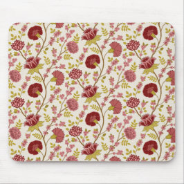 Jakobsbraun Muster Reds Pinks Gold Creme Mousepad