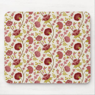Jakobsbraun Muster Reds Pinks Gold Creme Mousepad